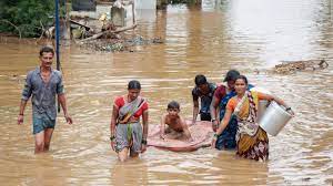 India bajo el agua