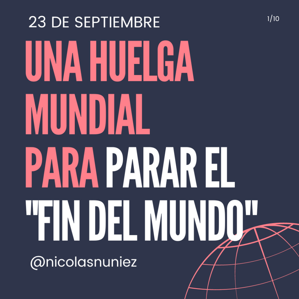 Una huelga mundial para parar el fin del mundo