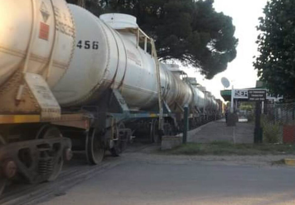 Trenes de cargas en Sierra de la Ventana