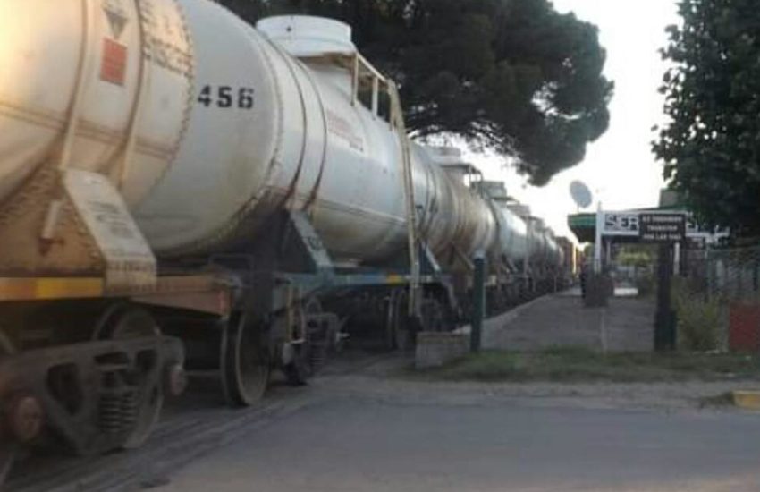 Trenes de cargas en Sierra de la Ventana