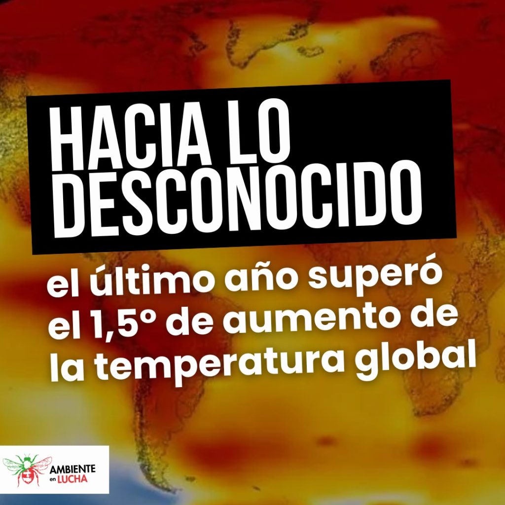 CRISIS CLIMÁTICA: HACIA LO DESCONOCIDO
